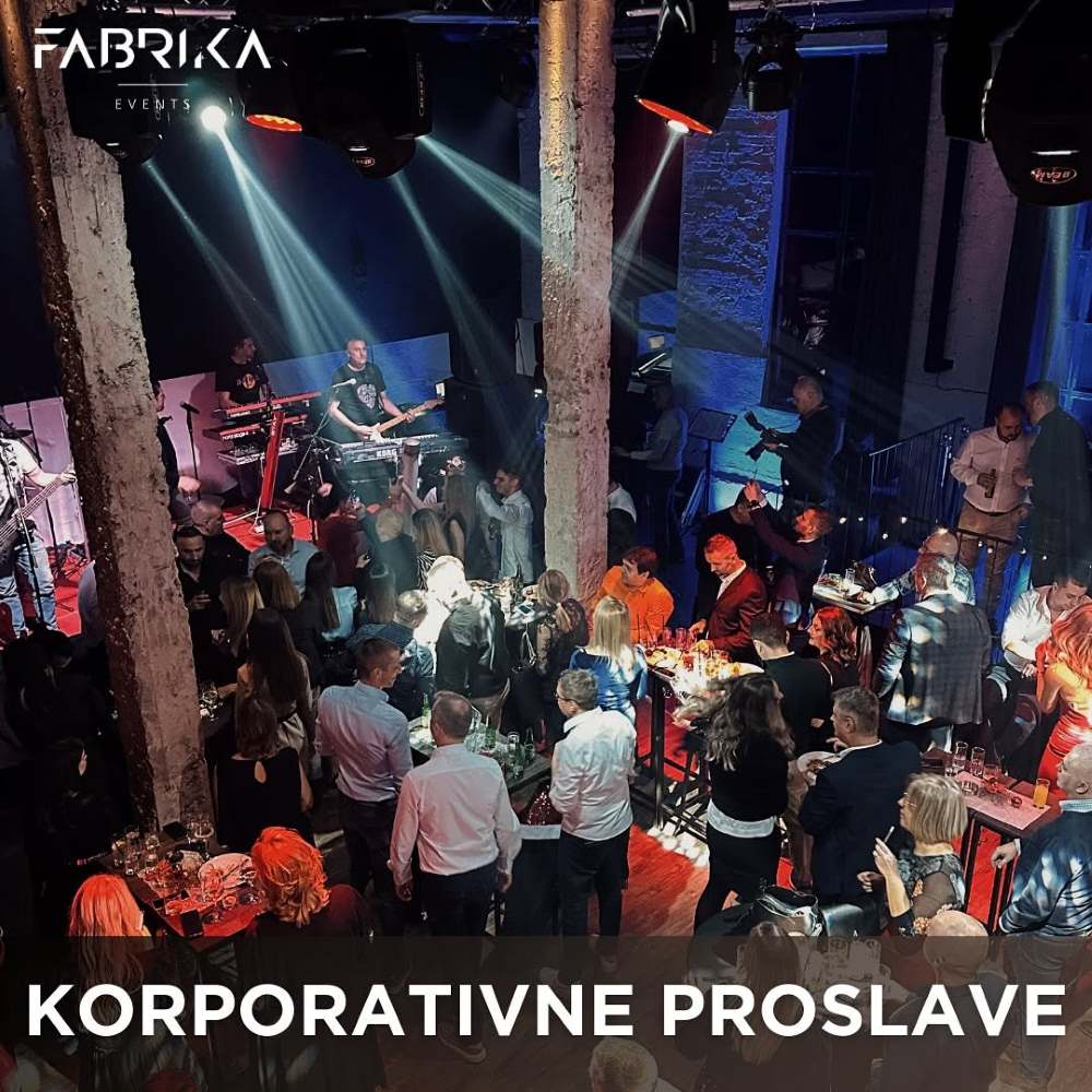 Novogodišnja korporativna proslava u industrijskom stilu - luksuzna atmosfera u srcu Beograda