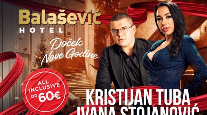 Hotel Balašević doček Nove godine – početak 2026. sa stilom