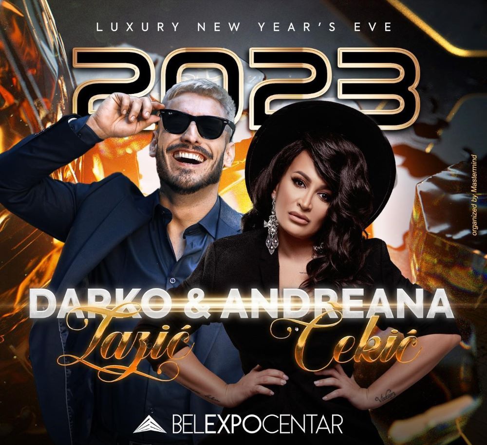 Darko Lazić i Andreana Čekić, Nova godina 2023
