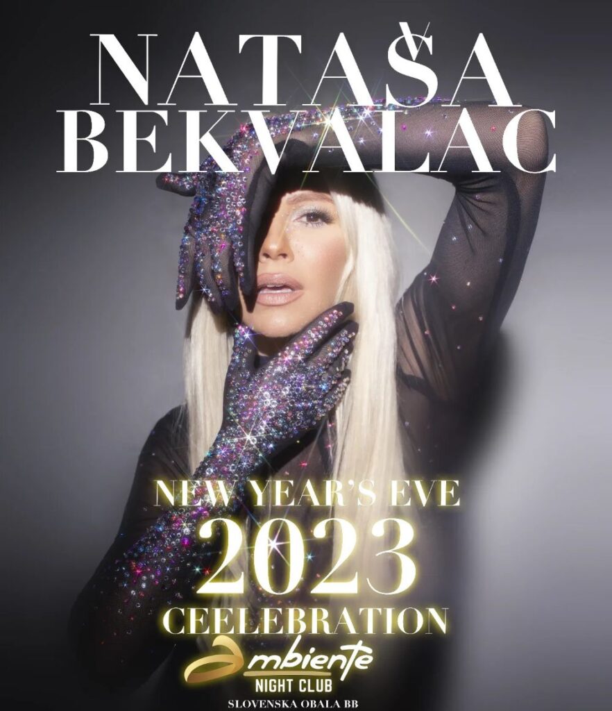 Nataša Bekvalac doček Nove godine 