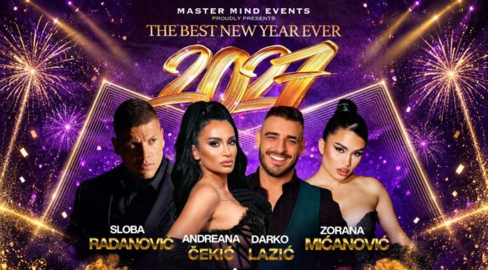 A4 Beograd na vodi Doček Nove godine 2027 – Sloba Radanović, Darko Lazić, Andreana Čekić i Zorana Mićanović A4 Beograd na vodi Doček Nove godine 2027 – Sloba Radanović, Darko Lazić, Andreana Čekić i Zorana Mićanović
