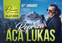 Event Centar Pjević repriza Nove godine 2027 – provod uz Acu Lukasa